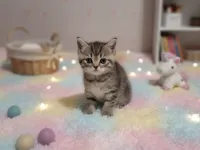 British shorthair Black golden taby