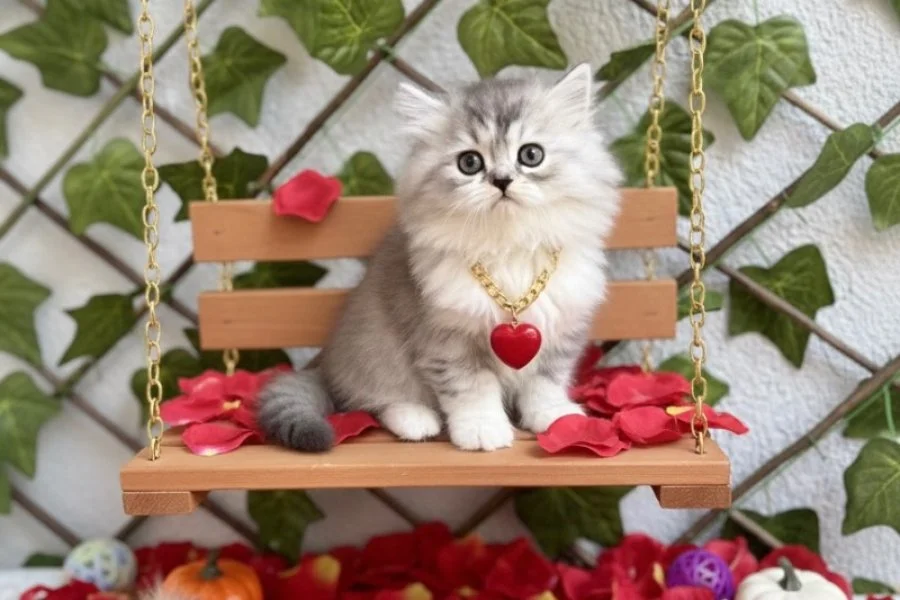 DİKKAT BAĞIMLILIK YAPAR SİLVER LONGHAİR BEBEĞİMİZ 1