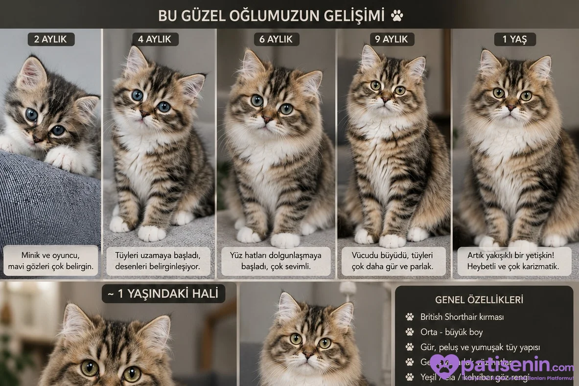 Çok iyi sağlık durumu mama ve yas mama cok sever haşlanmış yumurta yer 6
