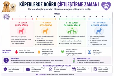 Köpek Çiftleştirme İnfografiği