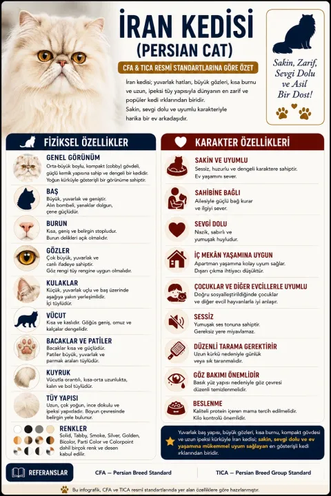 İran Kedisi Özellikleri