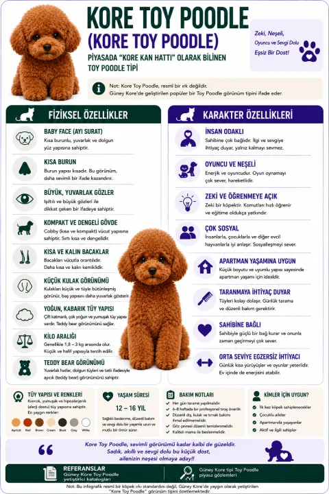 Kore Poodle Özellikleri