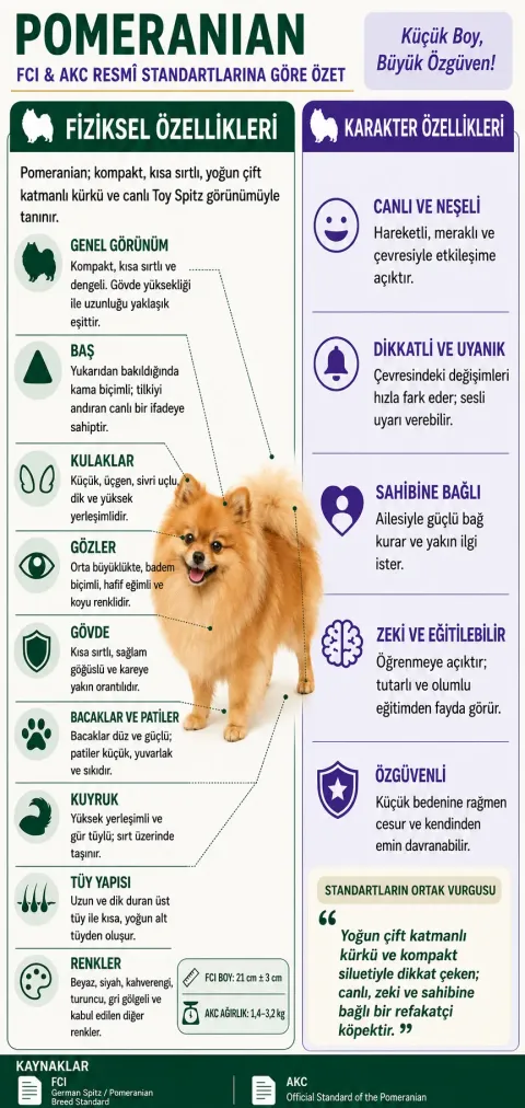 Pomeranian Özellikleri