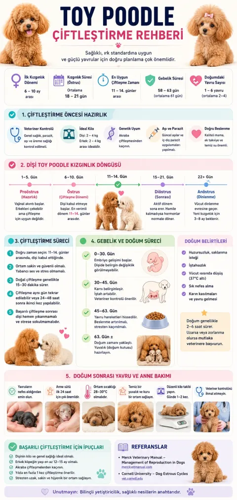 Toy Poodle Çiftleştirme Rehberi