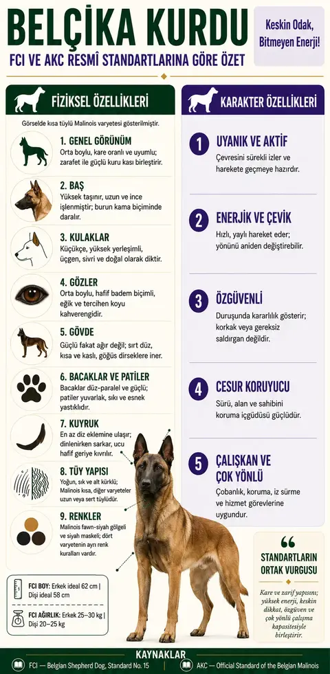 Belçika Kurdu Özellikleri