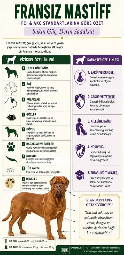 Fransız Mastiff Özellikleri