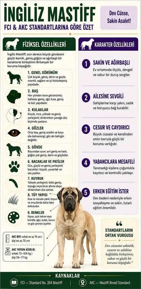İngiliz Mastiff Özellikleri