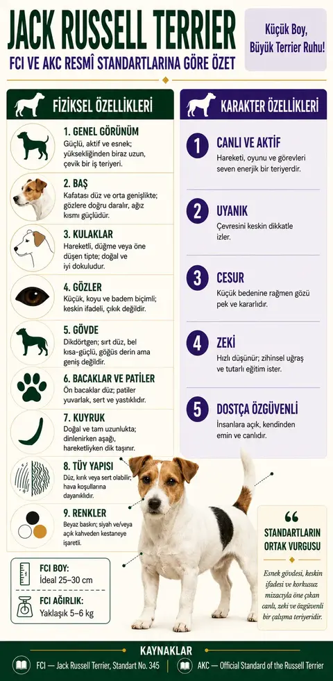 Jack Russell Terrier Özellikleri