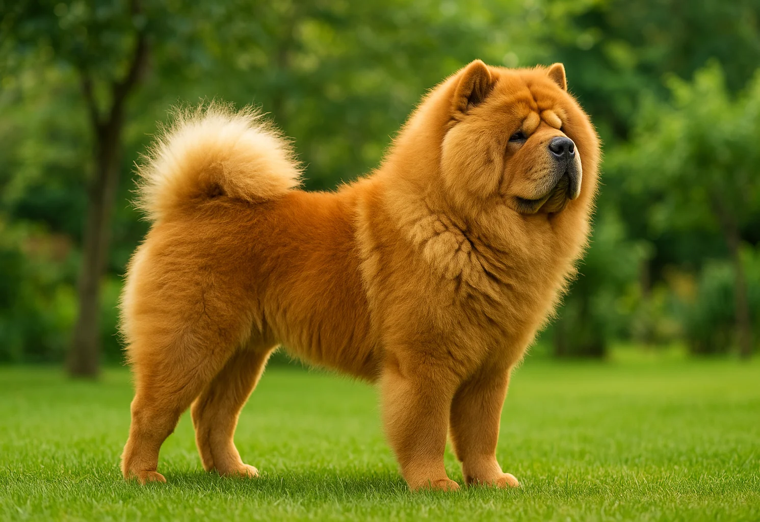 Doğada ayakta duran bir &ccedil;in aslanı k&ouml;pek